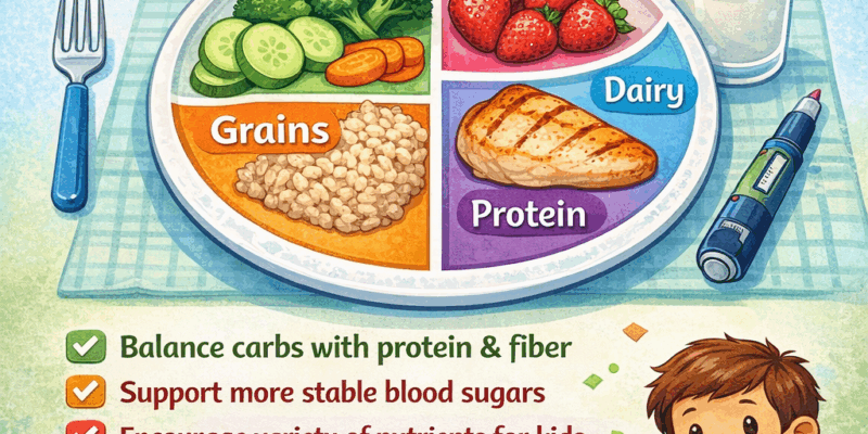 Type 1 Diabetes & MyPlate: A Simple Way to Build Balanced Meals