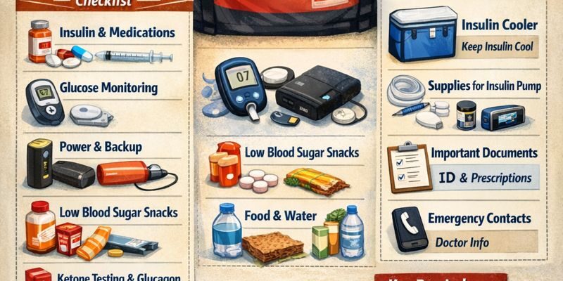 Emergency Prep for Type 1 Diabetes: What to Pack & Keep on Hand